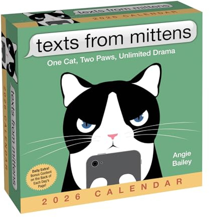 Texts from Mittens the Cat 2026 Day-to-Day Calendar