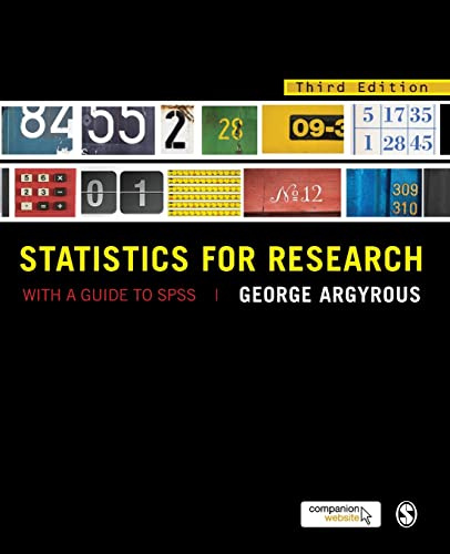Statistics for Research: With a Guide to SPSS
