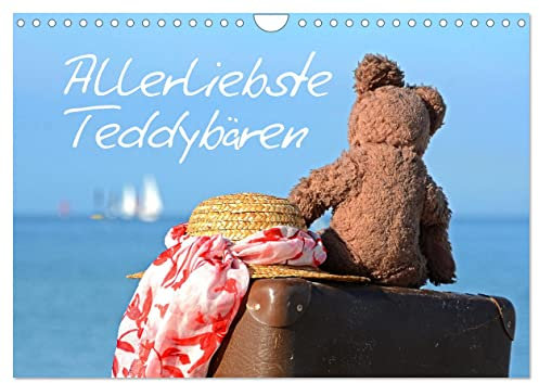 Allerliebste Teddybären (Wandkalender 2025 DIN A4 quer), CALVENDO Monatskalender: Teddybären in vielen Lebenslagen (CALVENDO Hobbys)