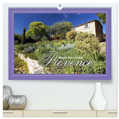 Provence - Magie des Lichtes (hochwertiger Premium Wandkalender 2026 DIN A2 quer), Kunstdruck in Hochglanz: Reiseimpressionen aus der Haute-Provence, ... kahlen Gipfeln besticht. (CALVENDO Natur)