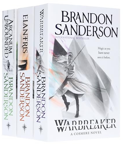Brandon Sanderson Collection 3 Books Set (Arcanum Unbounded, Elantris & Warbreaker):