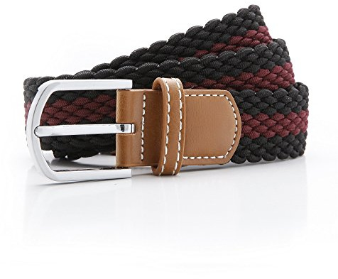 Asquith And Fox Unisex Stripe Braid Stretch Belt Belt