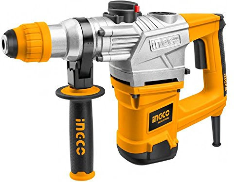 MARTELLO SCALPELLATORE 1250W demolitore RH12008 INGCO + ACCESSORI