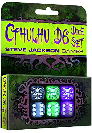 Steve Jackson Games 5927 - Cthulhu D6 Dice Set (6)
