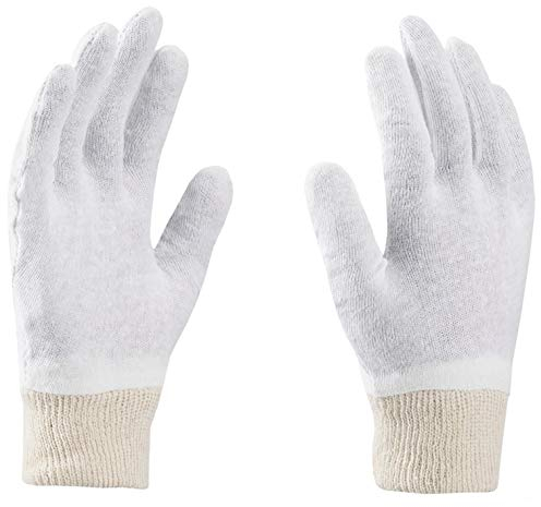 3Kamido Baumwollhandschuhe, SOFT Handschuhe, Medizinische, kosmetische Handschuhe, Weiß, Schonend und delicate für die Hand (10 (120 paar), Weiß)