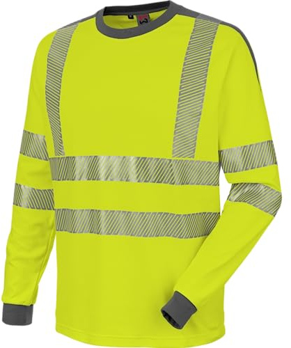 WÜRTH MODYF Warnschutz Langarmshirt Neon EN ISO 20471 gelb - Größe XS
