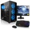 Megaport Komplett Set Gaming PC Set AMD Ryzen 5 5600 • 24 Monitor • Windows 11 • GeForce RTX4060Ti 8GB • 16GB DDR4 • 1000GB M.2 SSD • WLAN • Tastatur • Maus pc Gaming komplettpaket
