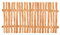 BooGardi Zaunelement Haselnuss · 144 Größen · 50 x 200 cm (5-6 cm) · Staketenzaun Bausatz für Lattenzaun/Bretterzaun · Gartenzaun Holzzaun