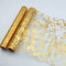 Snowkingdom 5.5M Gold Table Runner, 2 Pieces Sequin Glitter Metallic Foil Thin Mesh Runner Roll 11x108, Gold Table Decorations for Event Party, Wedding, Birthday Party, Christmas, Thanksgiving