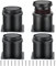 JOLIGAEA 4 Stück Möbelfüße Metall, 50 x 50 mm Verstellbare Schwarz Möbelfüsse, Belastbar bis 150 KG, Einstellbare Höhe 0-10 mm, Möbelbeine für Fernsehschrank Sofa Lehrstuhl Badezimmerschrank