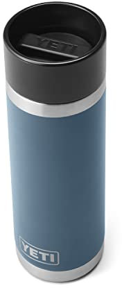 YETI Rambler Bouteille isotherme en acier inoxydable avec bouchon Hot Shot, 532 ml, bleu nordique