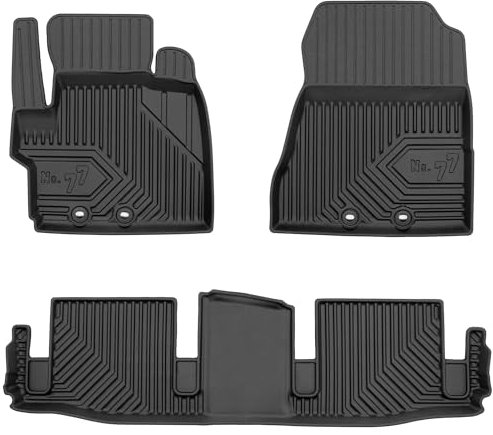 MOTOS Gummimatten Auto Fussmatte passend für Toyota IQ 2008-2015 Hatchback Verbessern Sie Ihren Reisekomfort mit Antirutschmatte Auto No.77 - Allwetter fußmatten Auto, Schutz vor Verschmutzung