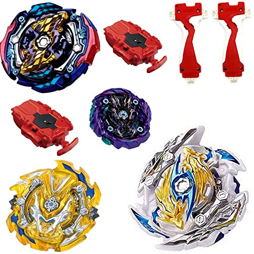 Komplett Set Kampf Kreisel für die Burst Surge Arena Kampfkreisel Set B-144 Zone Luinor B-143 Vatryek Gold B-143 Dusk Balkesh B-142 Jugement Joker komplettes Set
