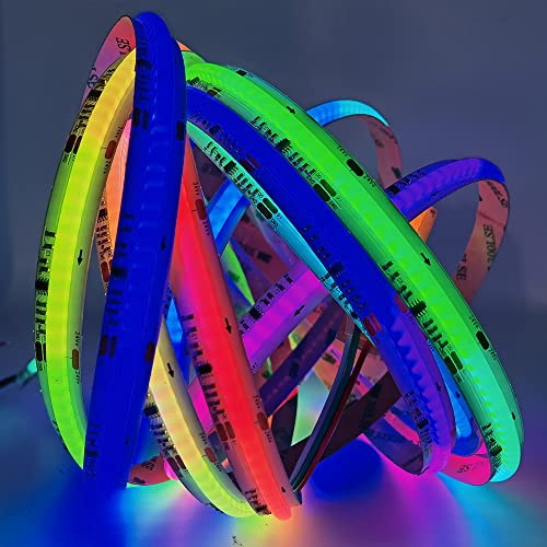 5m Traum farbe RGB COB LED Streifen 24V Dimmbare Flexible Adressierbaren LED Streifen Lichter Voll farbe led streifen