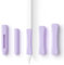 5 Pack Pencil Grips Compatible with Only Apple Pencil 2nd Generation Silicone Ergonomic Design Sleeve Holder(Lavender)