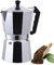Rosixehird Herdplatten-Espressokocher - Espresso- -Kanne im klassischen italienischen Stil | Einfach zu bedienende Espressotasse Mokakanne, Macht köstlichen Kaffee