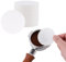 watchget Filtri di carta per caffè espresso da 53 mm, 100 pezzi di carta da caffè non sbiancata per macchina da caffè espresso, compatibile con filtri di carta di ricambio per cestello Portafilter da