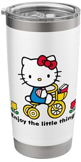 Hello Kitty Bike Stainless Steel Insulated Tumbler