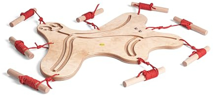 Erzi 44375 Teamgeist aus Holz, für Freizeit, Sport und Therapie, Fördert die Teambildung