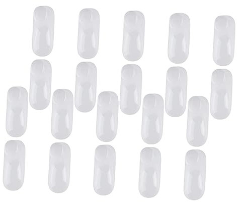 TOPBATHY 20 Paar Transparenter Schuhspanner Schuhregal Kleinkind Durchsichtiges Ausstellungsregal Klare Stiefel Vitrinenhalter Für Kleinkindsocken Babysocken Baby Schuhe PVC Wollschuhe