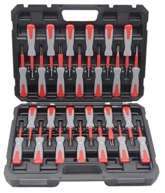 26 Pieces of Car Terminal Disassembly, Pin Withdrawal, Wire Harness Plug Unlocking, Circuit Tool Accessories Tools Set