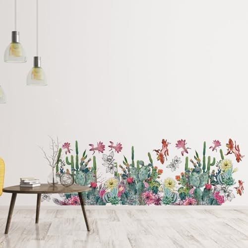 astylishome Wandsticker Wandtattoo Palmenblätter Dschungel Vögel Wandaufkleber Tapete Selbstklebend Kinderzimmer Babyzimmer Wohnzimmer Schlafzimmer Wanddeko 0813