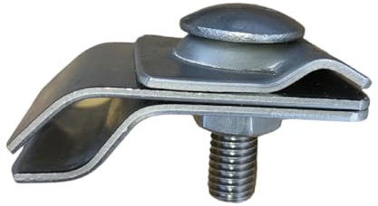PAG Turbo GmbH - Dachrinnenklemme Dachrinnenhalter Anschlussklemme für Blitzschutz, Blitzableiter (Edelstahl) Art. Nr. BS10