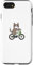 Hülle für iPhone SE (2020) / 7 / 8 Lustige Katze auf dem Fahrrad Ironische Katze Biker