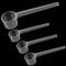 Giantree 4 Pcs Measuring Scoop, Washing Powder Scoop, 2g, 3g, 4g, 5g Scoop for Powder, Protein Scoop 5g Scoops 5 Gram Scoop for Protein Creatine Liquids Cooking Fitness Kitchen