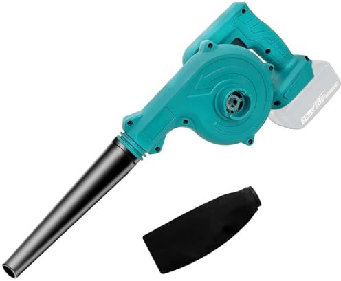 Akku-Laubbläser,Ersatz für Makita 18V Akku,Elektrisches Laubbläser 180CFM,für Rasenpflege,Beseitigung von Laub/Schlamm/Schnee/Autostaub (Ohne Batterien)