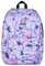 Invicta Zaino Monoscomparto Ollie Fantasy, Lilla, Tasca Porta Borraccia, Tasca per PC 14, Zaino Scuola, Bambina e Ragazza