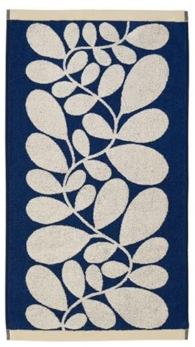 Orla Kiely Badetuch Sycamore Stripe Dusk Blue - Badetuch 70 x 125 cm