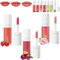 Shiftalter Tinted Lip Glow Oil, Sticky Long-Lasting Shiny Fruit Flavor Lip Stain, Hydrated Lips with a Natural Glow, Nude Clear Glossy Shiny Lip Stain Glows Tint Oil (01+02+03)