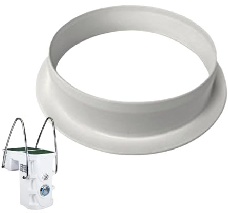 Ring für Abschäumkorb für Pool im Erdboden – Filterhalter, Adapter für Außenfilter innen für Gartenschläuche im Innen- und Außenbereich