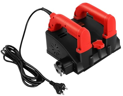 DunleyMin 1200W Elektrische Wandhobelmaschine Profi Betonschleifer Betonfräse Renovierungsfräse Mauerfräse 3000 U/min 1-4 mm
