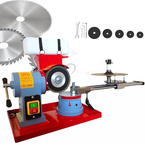 Electric Circular Saw Blade Sharpener, Dry Wet Blade Polishing Machine, 550W, 2850RPM for Carbide Tip Saw Blades, Multi-Tool Sharpening Tool