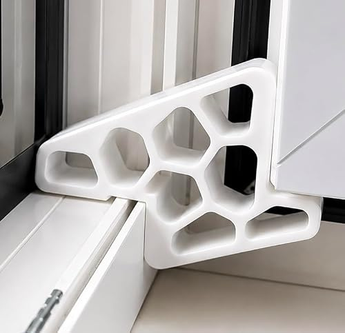 Pilo-Bash Flexible Window/Door Stopper 2 Pack – Wedge Lock for Balcony, French, Patio Door – Heavy Duty Non-Slip