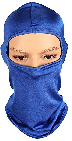 Colorful Gesichtsmaske Sturmmaske für Motorräder, Fahrräder, Wargame, Skifahren, Wandern und andere Outdoor-Extremsportler/Atmungsaktiver Sonnenschutz Winddicht (Blau)