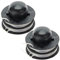 SPARES2GO RAC119 Type Dual Feed Trimmer Line & Spool Head for Ryobi Strimmer (Pack of 2)