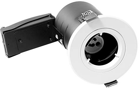 Luceco Fixed Fire Rated GU10 Downlight, White