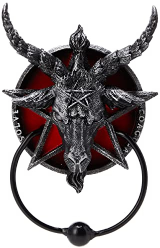 Nemesis Now Baphomet Door Knocker Unisex Türdekoration Standard Polyresin Gothic, Rockwear