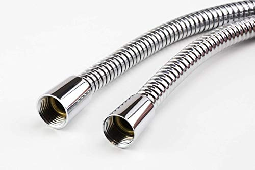 Euroshowers SuperLux WRAS Approved Chrome Plated Stainless Steel Replacement Shower Hose (150cm / 1.5m)