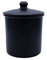 LISINA Keramik & Design - Keramik Zwiebeltopf M 12 x 16 cm (schwarz)
