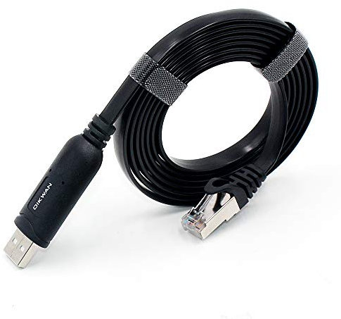 OIKWAN Cavo per console USB, cavo USB a RJ45, accessorio essenziale, compatibile con Cisco, NETGEAR, Ubiquity, LINKSYS, TP-Link router/switch per computer portatili in Windows, Mac, Linux - FTDI Chip