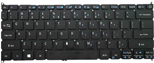 fqparts Replacement Laptop Tastatur für for ACER 571 571H 571HUS Schwarz US-englische Ausgabe 9Z.N3C82.R1D 90.4GS07.C1D MP-09B93U4-442 AEZA3R00110 09B93U4-6982 V108230AS2-UI V108230AS4-US