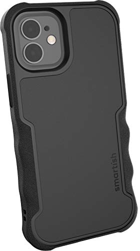 Smartish Apple iPhone 12 Mini (5,4) Armor Case - Gripzilla [Rugged + Protective] Slim Tough Grip Cover - Black Tie Affair