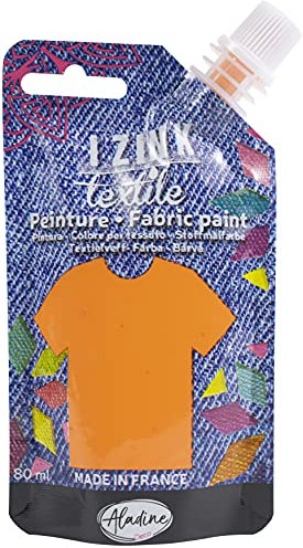 Peinture 'Aladine - Izink Textile' Orange Nylon 80 ml