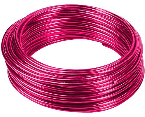 mumbi 30777 Rosa 10m Basteldraht 3mm