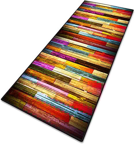 MENGH Kücheläufer Teppich Flur Lang Interior Teppich 6mmBenutzerdefinierte Länge für Wohnzimmer, Flur, Büro, Schlafzimmer, Küche, Esszimmer gekettelt - 40x140cm