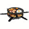 Syntrox Germany Raclette mit Glas-Keramik Grillplatte Design Glas für 6 Personen Grill RAC-900W-Lille